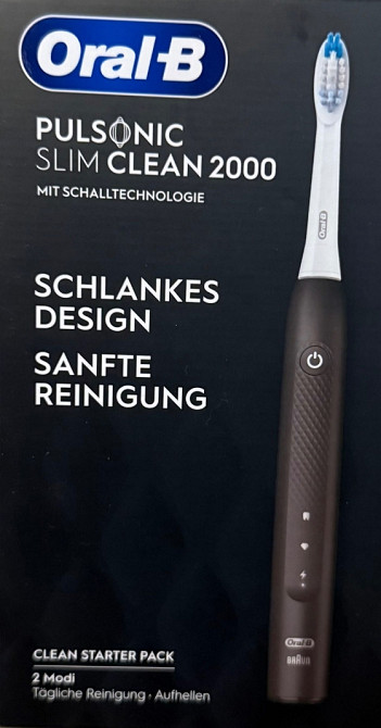 Oral-B Pulsonic SlimClean 2000 Black – звукова зубна щітка. Київ - фото 5