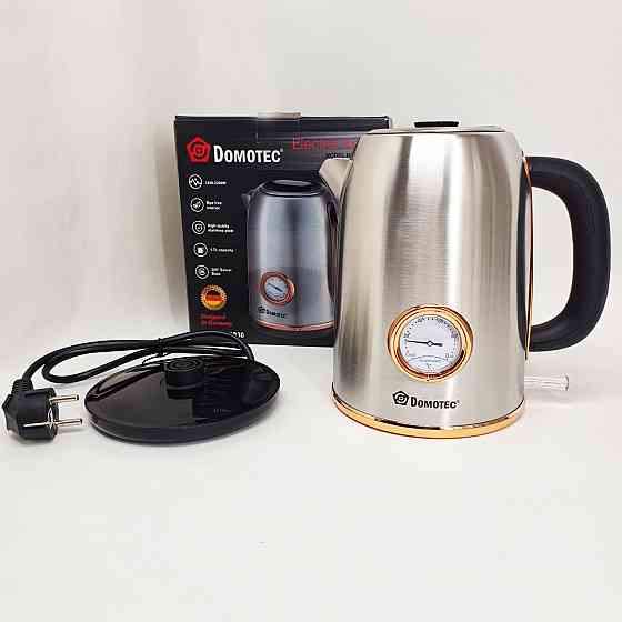 Хороший чайник для дома Domotec MS-7849 2200 Вт, Электрочайник нержавейка, Чайник для дома удобный PQ-78 Львов