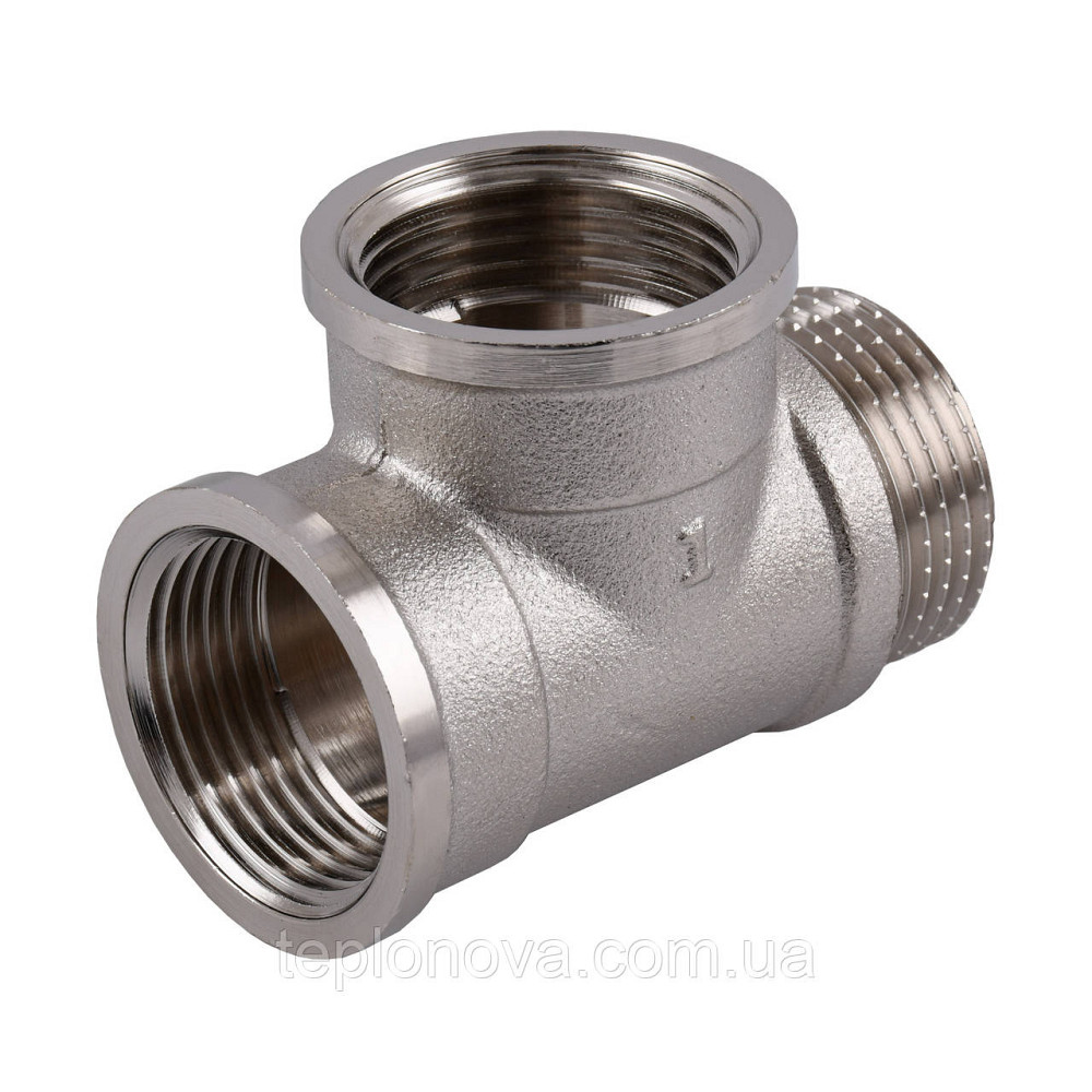 Тройник 1″ВВН никелированный NT554S OPTIMUM Черновцы - изображение 1