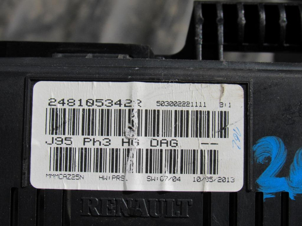 Панель приладів (спідометр) Renault Scenic III 1.6 dci 2009-2016 (248105342R) Ковель - изображение 1