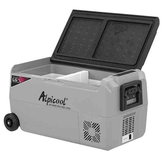 Компрессорный автохолодильник Alpicool T36 (LG) (двухкамерный, 36 литров). Режим работы до -20 ℃. Питание 12, Киев