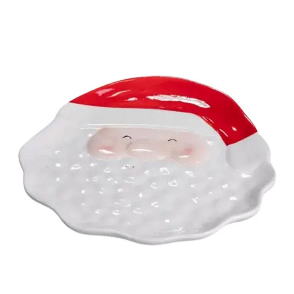 Блюдо сервірувальне новорічне Santa Claus 21*21,5 см з порцеляни CR-1-32 Київ - фото 6