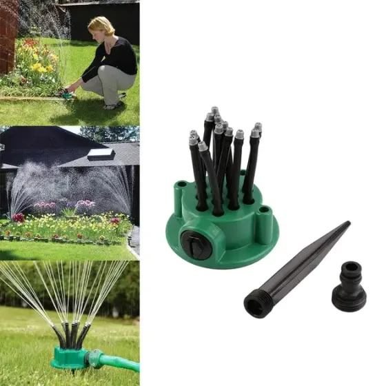 Умная система полива Multifunctional Water Sprinkler распылитель дождеватель для полива газона на 360 градусов Коломия