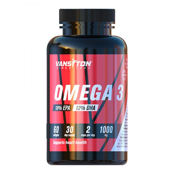 Омега-3 Vansiton Omega 3 60 капсул Луцьк - фото 1