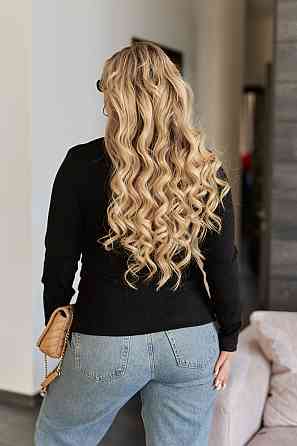 Легкая кофточка в рубчик на запах 