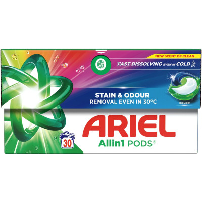 Капсули для прання Ariel Pods All-in-1 Color Для кольорового 30 шт. (8700216766173) Вінниця - фото 1
