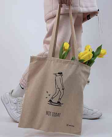 Еко- сумка \ ЕКО- ШОПЕР с принтом "Not Today" Чернівці