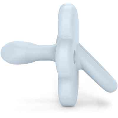 Пустушка Suavinex Colour Essence фізіологічна у формі метелика, 0-6 місяців, блакитна (308912) Вінниця