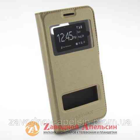 Чохол книжка Samsung A3 2016 A310 Smart Case gold Одеса
