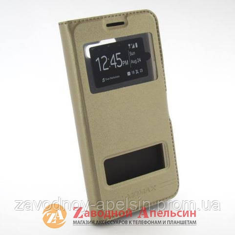 Чохол книжка Samsung A3 2016 A310 Smart Case gold Одеса - фото 1