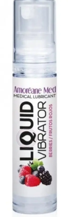 Стимулирующий лубрикант от Amoreane Med: Liquid vibrator - Berries ( жидкий вибратор ), 10 ml Sex Aura Киев