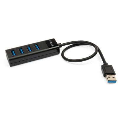 Концентратор Vinga USB3.0 to 4*USB3.0 HUB (VHA3A4) Вінниця - фото 2