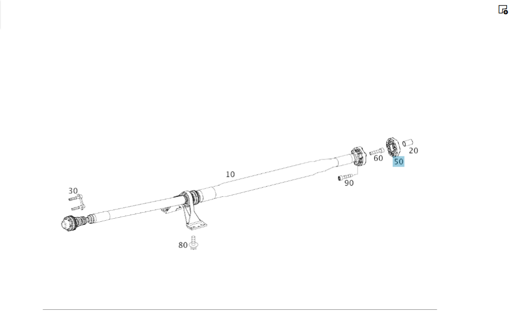 Mercedes-Benz  A2464110015 Еластична муфта кардана CLA Shooting Brake X117 CLA C117 GLA X156 A-class W176 B-class W246 Одеса - фото 2