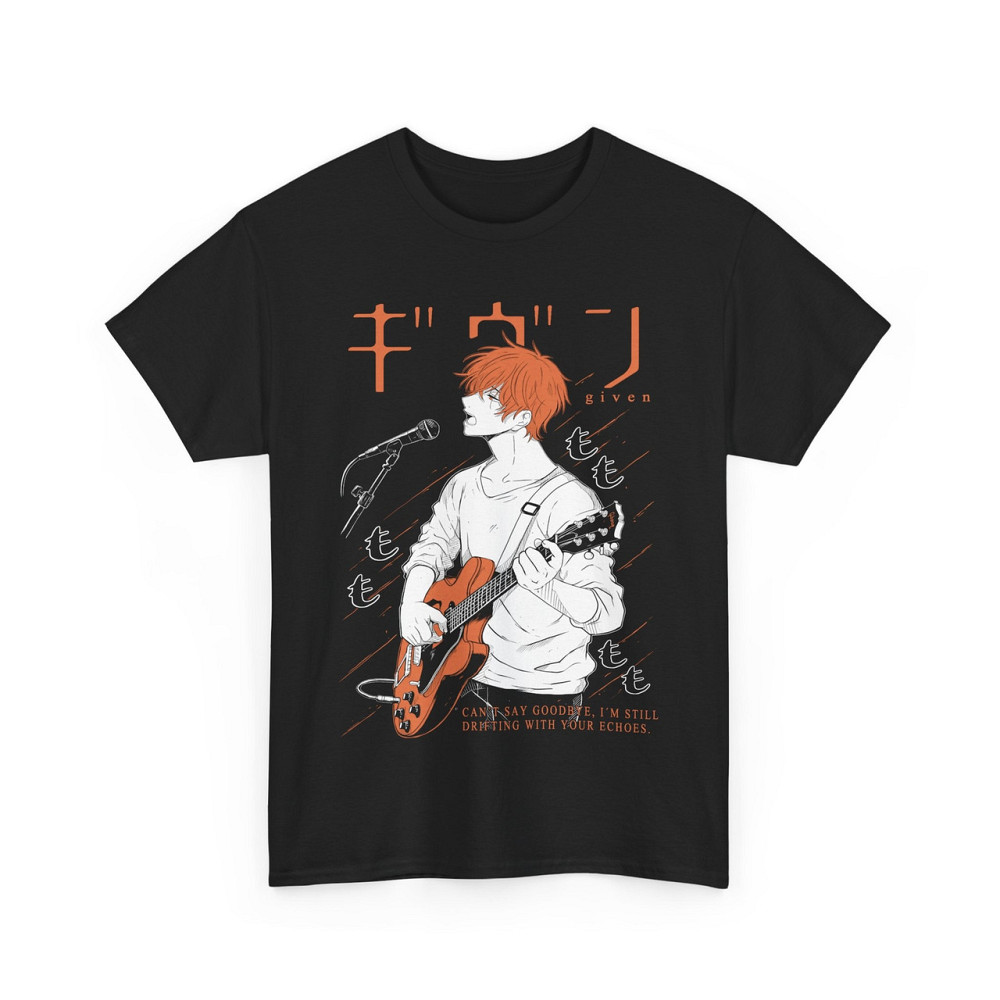 Футболка для хлопчика з аніме принтом Гівен Аніме Сато Мафуйу оверсайз (зріст від 165 до 180) Чорний AnimeJ0215m Дніпро - фото 4