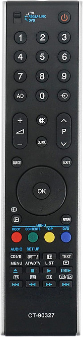 Пульт CT-90327 для телевізорів Toshiba REGZA серій RV685D, RV675D та RV66D Луцьк - фото 1