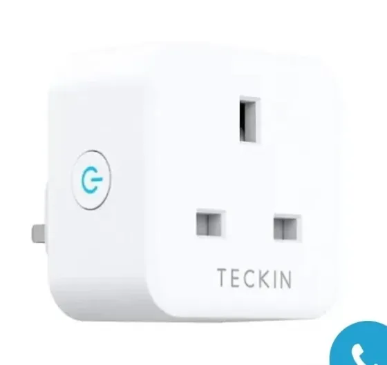 Розумна розетка TECKIN SP23 Wi-Fi 2 шт, керування через смартфон, Google Home, Amazon Alexa, таймер, White Київ
