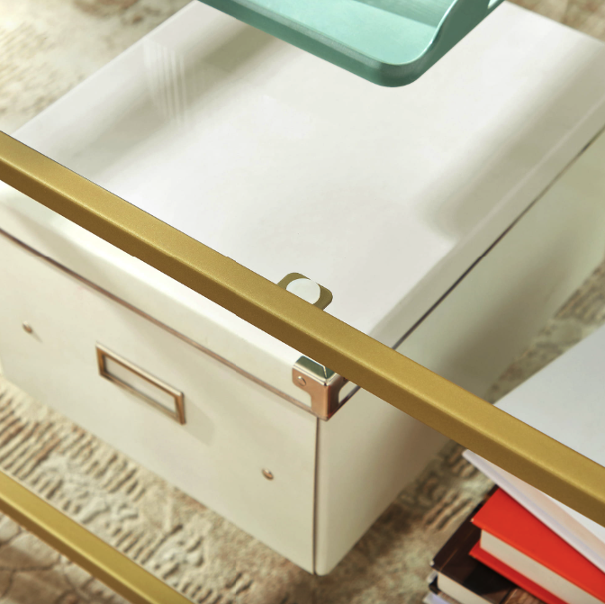 Журнальний столик Leobert Madison в стилі Loft золотистий Київ - фото 6