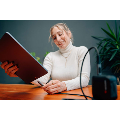 Дата кабель USB-C to USB-C 1.2m with display 100W black Verbatim (31848) Вінниця - фото 5