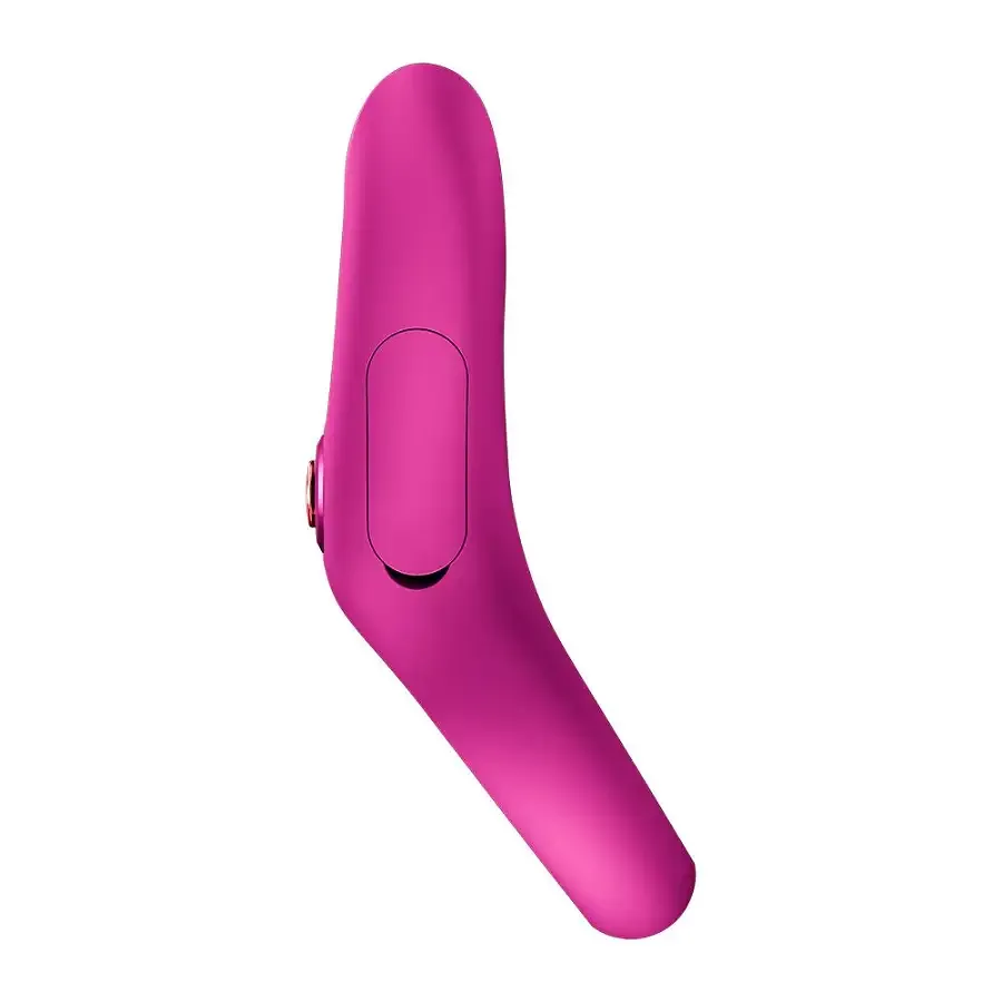 Эрекционное виброкольцо с двойной стимуляцией клитора Fun Factory NŌS CLASSIC Magenta, 2 мотора Львов - изображение 4