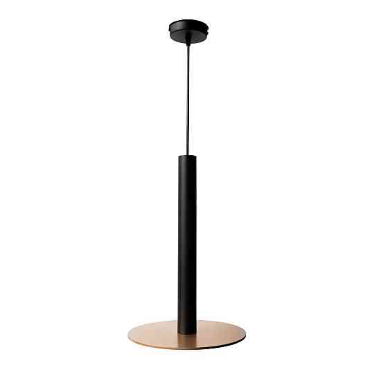 Светильник подвесной в стиле лофт MSK Electric Disk под лампу Е14 NL 26501 BK+CP черный+медь Киев