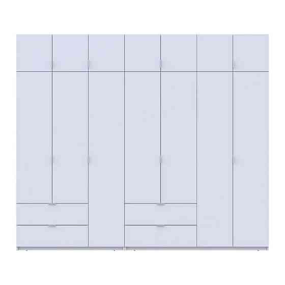 Шафа для одягу Doros Лукас Біла 3+4 ДСП 280х50х240 DRS-011686 (42005118) Львів