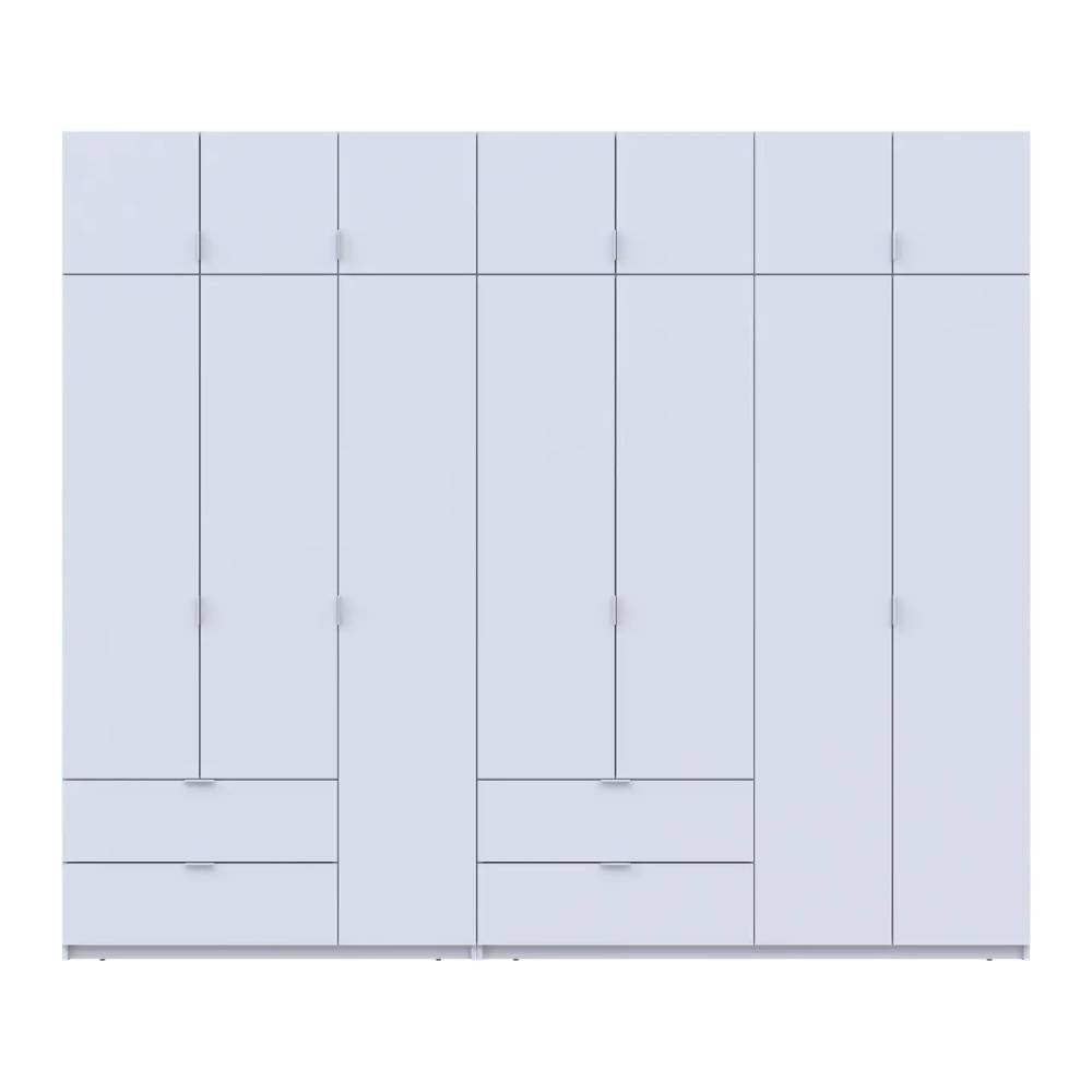 Шафа для одягу Doros Лукас Біла 3+4 ДСП 280х50х240 DRS-011686 (42005118) Львів - фото 5