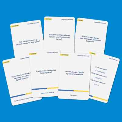 Настольная игра Orner Разговорная игра "Шевченко спрашивает. Игра об Украине" (1909) Винница