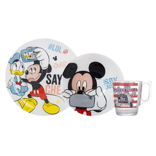 Набір дитячого посуду Disney Party Mickey 3 предмети N5278 Luminarc Житомир