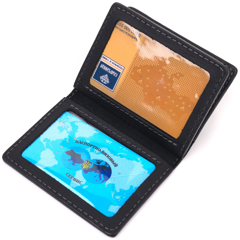 Відмінна обкладинка на автодокументи у вінтажній шкірі Серце (GRANDE PELLE) Київ - фото 1