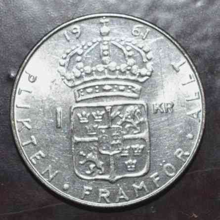 Швеція 1 крона 1961 рік (срібло) Полтава