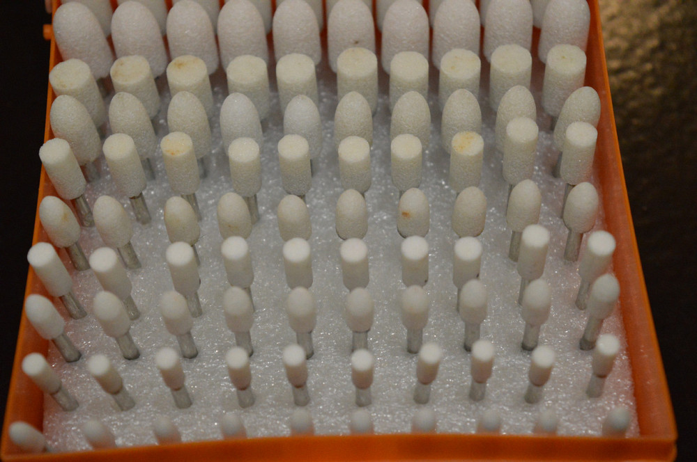 Набор шарошек для гравера 100 шт (белые) Полтава - изображение 1