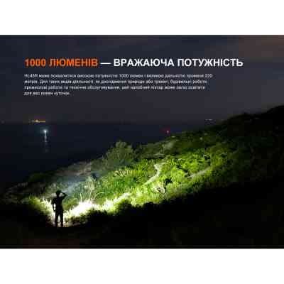 Ліхтар Fenix HL45R LED з безконтактним датчиком (HL45RLED) Вінниця