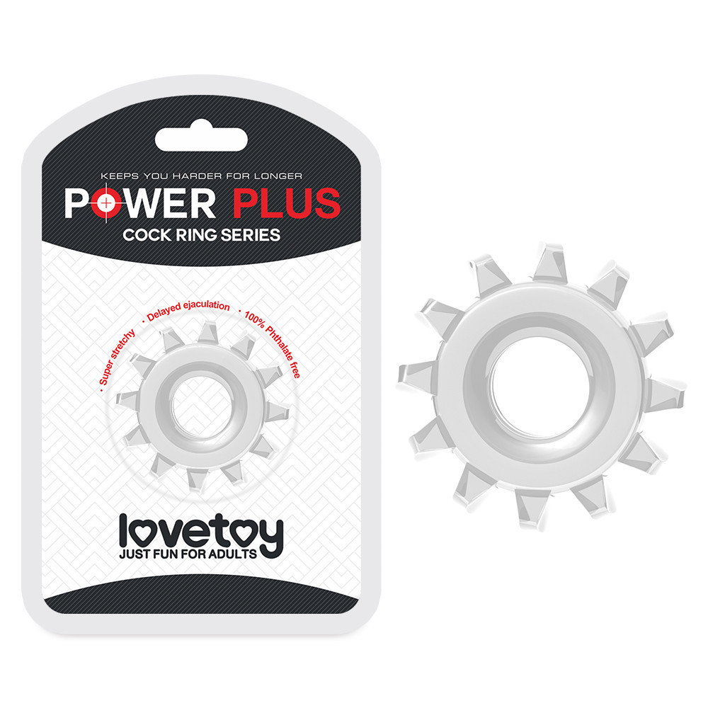 Ерекційне кільце - Power Plus Cockring 3 Clear Sex Aura Київ - фото 1