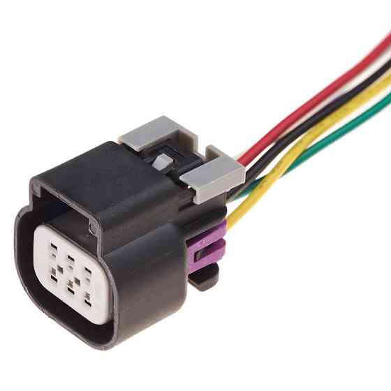 Роз'єм конектор с проводом, 6-кон., Привод Дрос, Заслонки Педали Акселератора, 15355297, 15418498, Buick, Cadillac, Chevrolet Київ