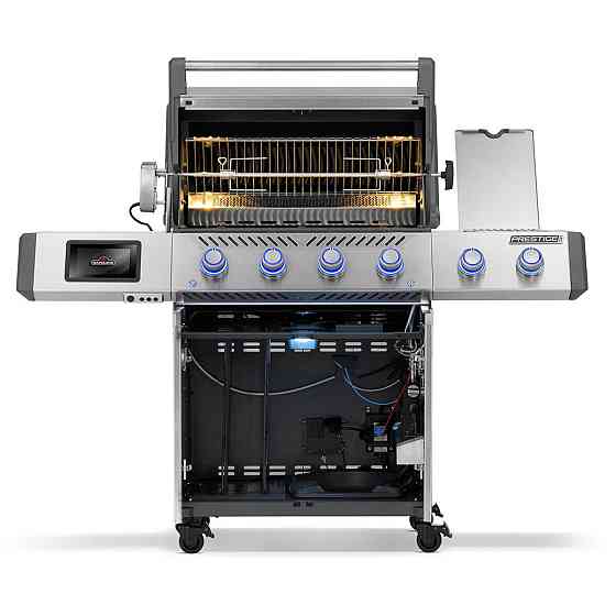 Газовый гриль Napoleon Prestige PRO 500 Connected с боковой конфоркой Sizzle Zone и вертилём нерж сталь PRO500VXRSIBPS Код: Ровно