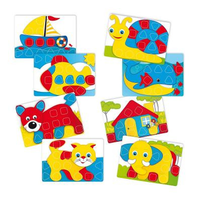 Набор для творчества Quercetti Мозаика 24 крупные фишки + доска (4400-Q) Винница - изображение 3