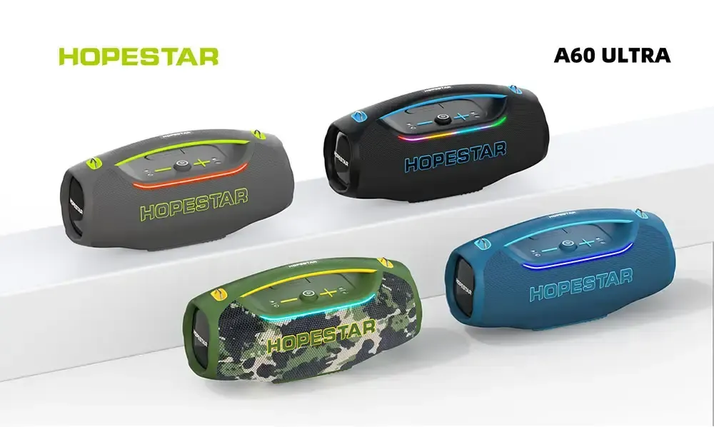 Колонка Bluetooth Hopestar A60 Ultra 450 Вт з мікрофоном RGB, IPX6, 30000 мАг Коломыя - изображение 3