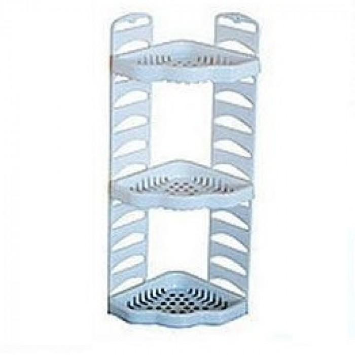 Полка для ванной угловая пластиковая Харьков - изображение 1