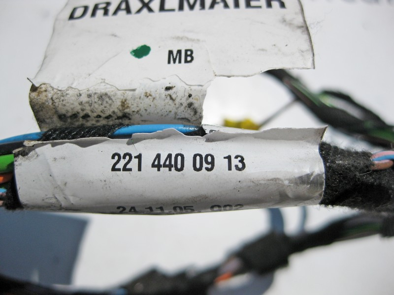 Mercedes-Benz  A2214403413 Джгут електропроводки передніх правих дверей S-Class W221 Одеса - фото 3