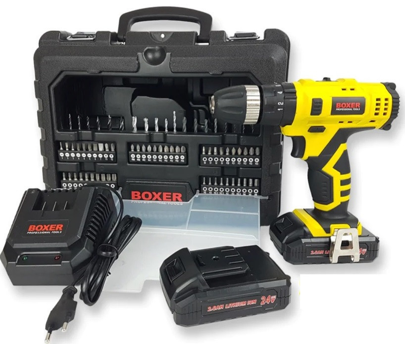 Набор аккумуляторных дрелей SR-004 24В с 2 батареями и 72 аксессуарами для дома и профессионального использования. Одесса - изображение 6