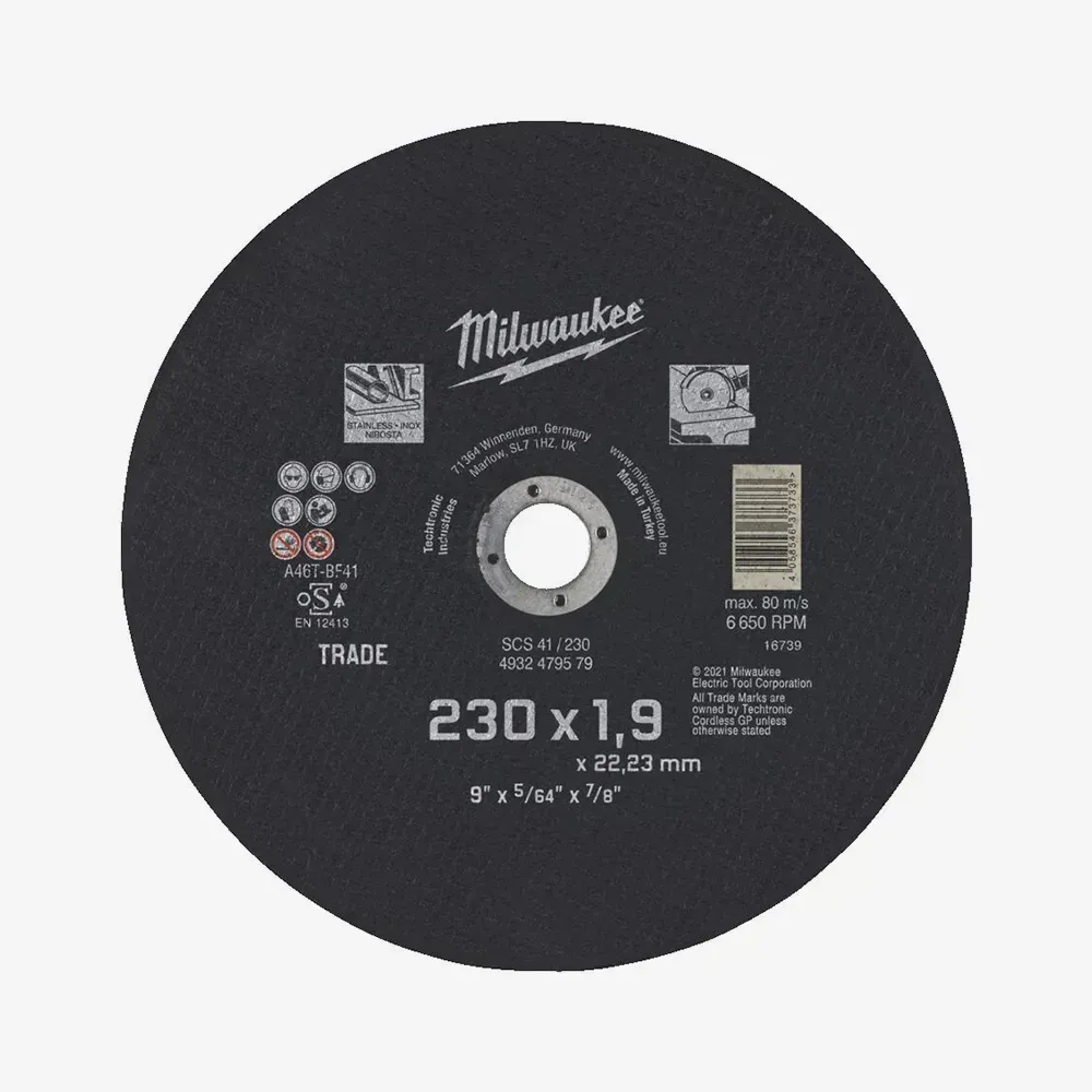 Диск відрізний по металу MILWAUKEE Trade, SCS Одесса - изображение 2