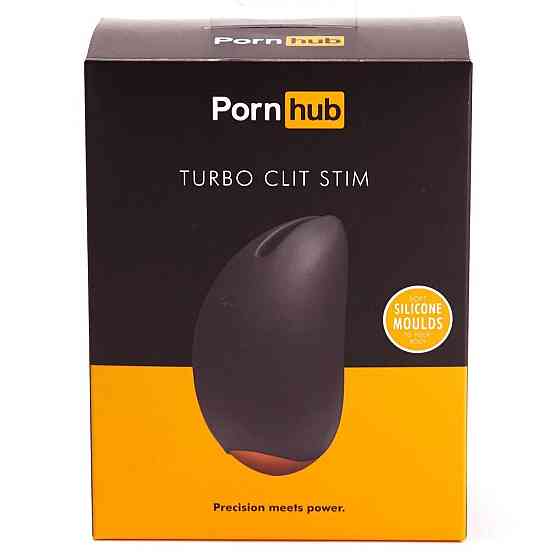 (SALE) Вибростимулятор Pornhub Turbo Clit Stim с гибкими ушками, очень нежный силикон Sex Aura Киев