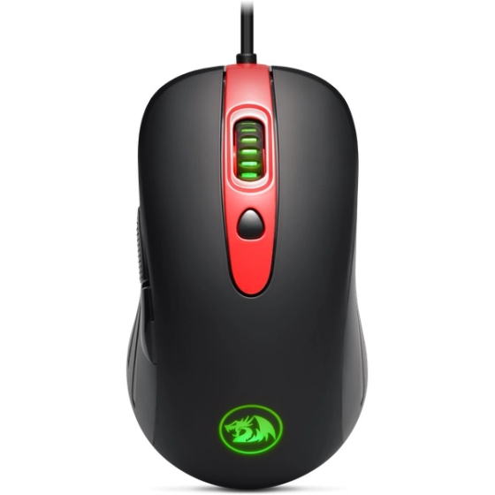 Игровая мышь Redragon Gerderus M703 (7200dpi) подсветка 7 кнопок (Черно-красная) Винница
