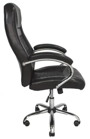 Офісне Крісло Керівника Richman Florence Хром М1 Tilt Чорний Київ