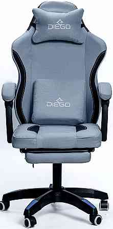 Кресло геймерское DIEGO Soft Blue Киев