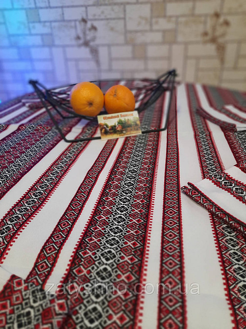 Вишита скатертина з серветками на подарунок Київ - фото 8