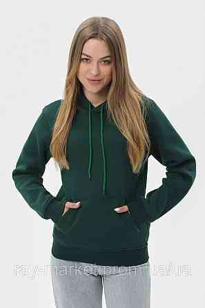 Худи женское базовое утепленное RAY BASIC бордовое (U0401W-Burgundy) Киев