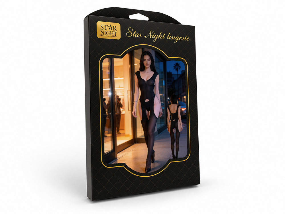 Бодистокинг сетка Star Night, черный, OS (S–L) Sex Aura Киев - изображение 8