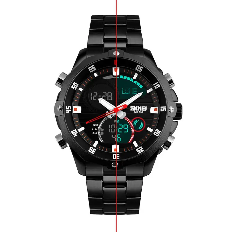 Мужские наручные часы Skmei 1146 Черный Киев - изображение 2