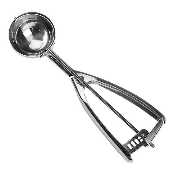 Кругла ложка для морозива 21×6.5×3.5 см з нержавіючої сталі HP-19-20-5.4x21.3CM Київ